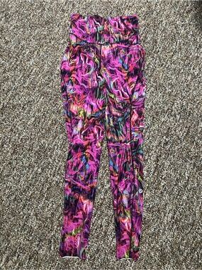 Lululemon Base Pace High-Rise Running Tight 25" Hyper Flow Pink Multi Leggings 2